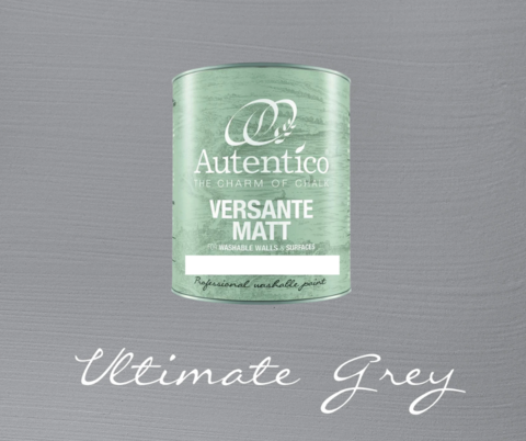 Kalkkimaali - Harmaa - Ultimate Grey - Versante Matt - 500 ml