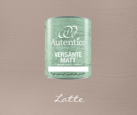 Kalkkimaali - Kahvinruskea - Latte - Versante Matt - 500 ml
