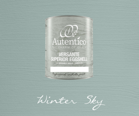Kalkkimaali - Talvisentaivaansininen - Winter Sky - Versante Eggshell - 500 ml