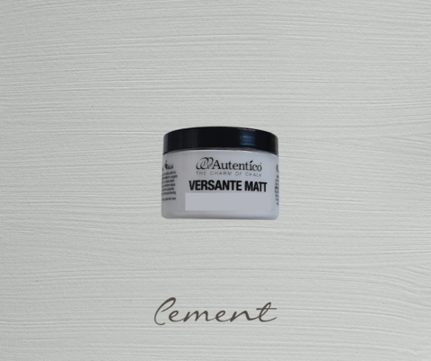 Kalkkimaali - Sementinharmaa - Cement - Versante Matt - 125 ml