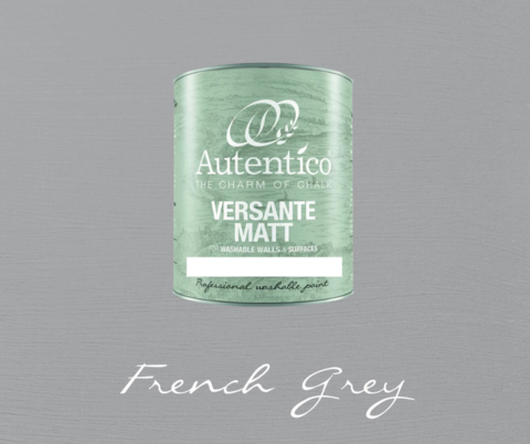 Kalkkimaali - Ranskanharmaa - Frenc Grey - Versante Matt - 500 ml