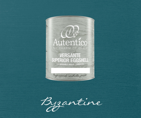 Kalkkimaali - Roomanturkoosi - Byzantine - Versante Eggshell - 500 ml