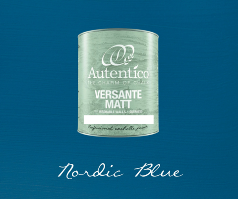 Kalkkimaali - Tummansininen - Nordic Blue - Versante Matt - 500 ml