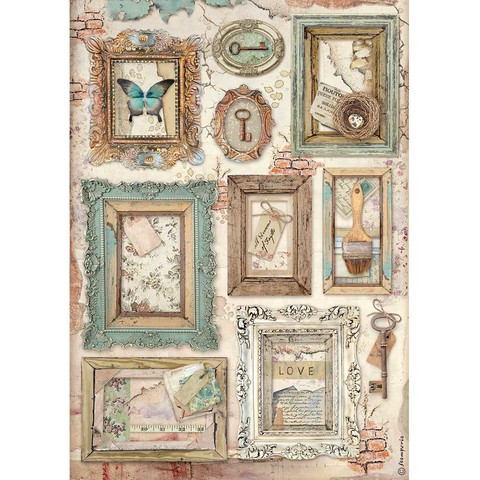 Decoupage-arkki - A4 - Atelier Frames