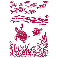 Sabluuna - A4 - Romantic Sea Dream Fish and Turtles