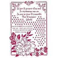 Sabluuna - A4 - Romantic Journal Flower with Frame