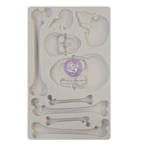Silikonimuotti - 20x13 cm - Prima Skull and Bones Moulds