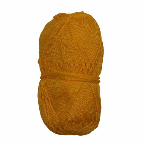 Makramee-punoskude - Mini keltainen 42