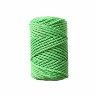 Makramee-kierrenaru 3 mm - Vihreä