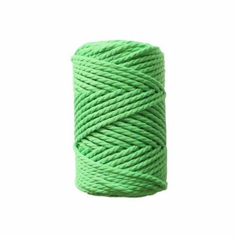 Makramee-kierrenaru 3 mm - Vihreä