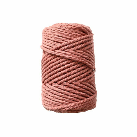Makramee-kierrenaru 3 mm - Terra