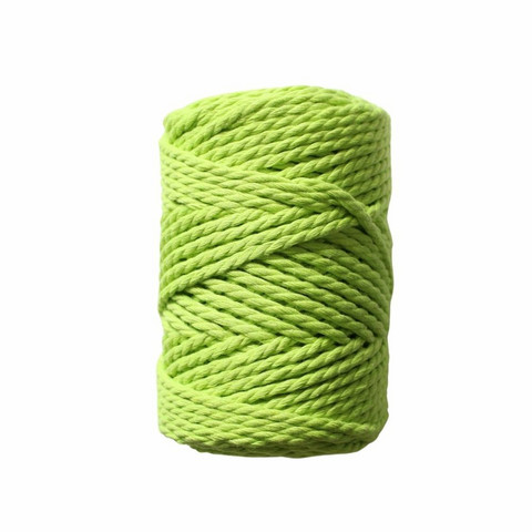 Makramee-kierrenaru 3 mm - Kirkas vihreä