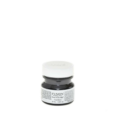 Fusion Mineral Paint - Coal Black - Musta - 37 ml