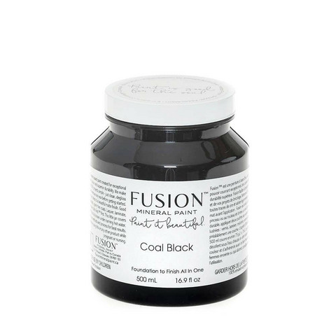 Fusion Mineral Paint - Coal Black - Musta - 500 ml