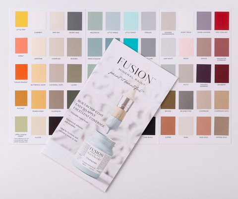 Fusion Mineral Paint -maali värikartta