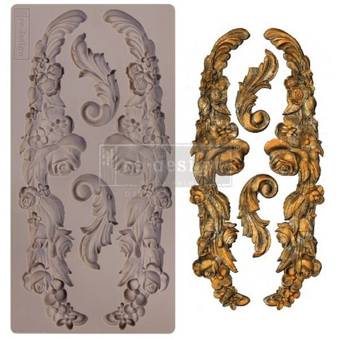 Silikonimuotti - 25x13 cm - Prima Re-Design - Delicate Floral Strands