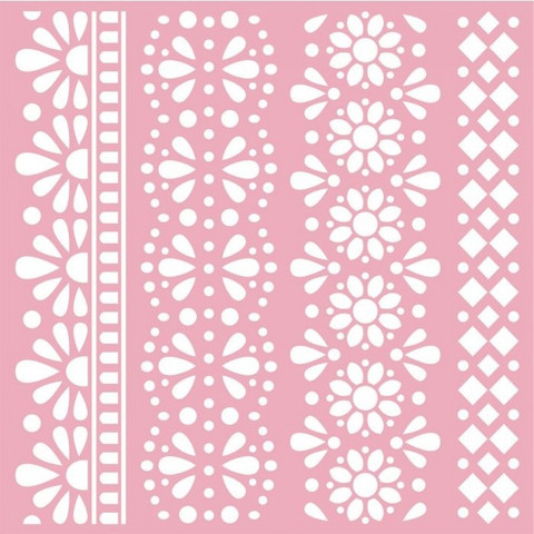 Sabluuna - 15 x 15 cm - Traditional Lace Borders