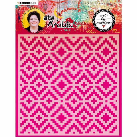 Sabluuna 20 x 20 cm - Artsy Arabia mask stencil nr.14