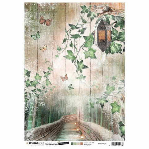 Decoupage-arkki - A4 - enine's mindful art nr.29