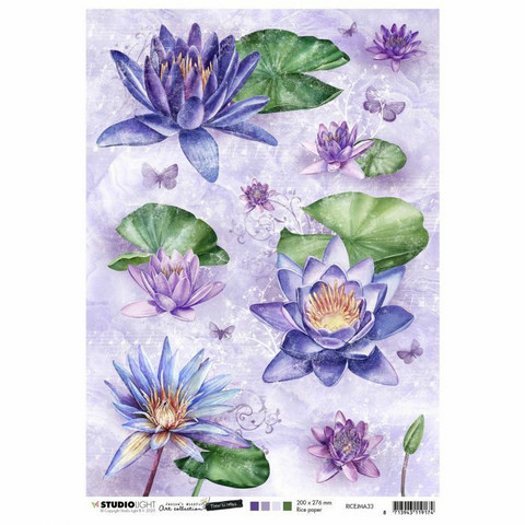 Decoupage-arkki - A4 - Jenine's mindful art nr.33