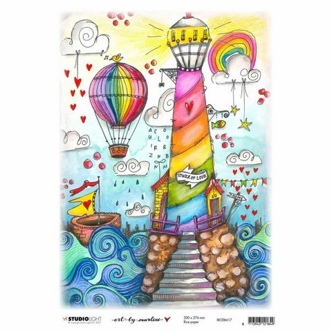 Decoupage-arkki - A4 - Marlene's World nr.17