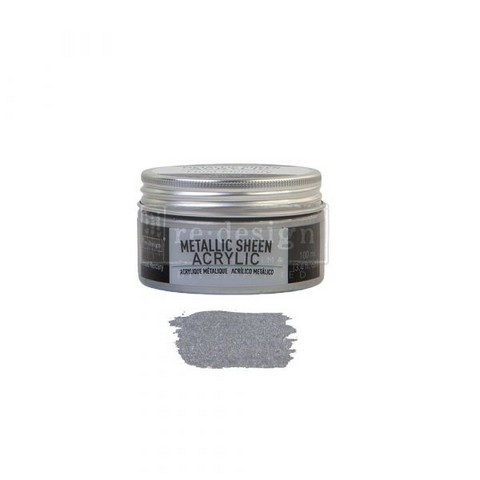 Akryylimaali - Re-Design with Prima - Crushed Slate Metallic Sheen Paint