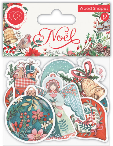 Vanerikoristeet - Noel Wooden Shapes