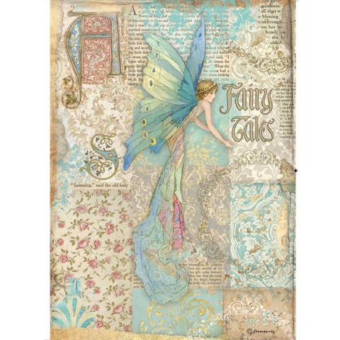 Decoupage-arkki - A4 - Sleeping Beauty Fairy Tales