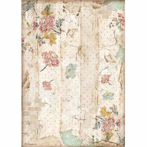 Decoupage-arkki - A4 - Alice Wall Texture