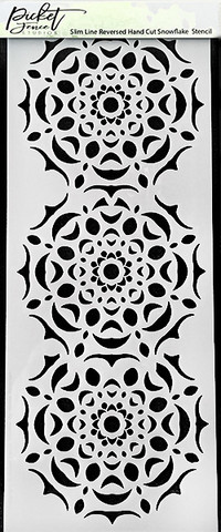 Sabluuna - 10 x 25 cm - Reversed Hand Cut Snowflake