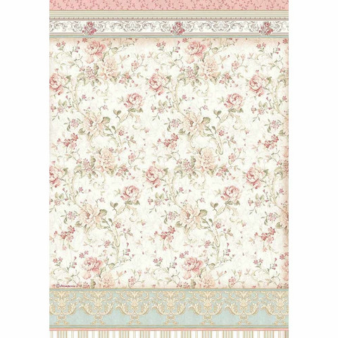 Decoupage-arkki - A3 - Roses
