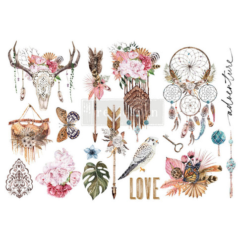 Siirtokuva - 45x30 cm - Bohemian Solstice - Prima Redesign Decor Transfer