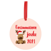 Joulukoriste 7 cm - Ensimmäinen joulu