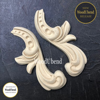 Puukoriste pari - 14,5x6 cm - WoodUBend 6096