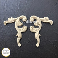 Puukoriste pari  11x8 cm - WoodUBend 0378-9