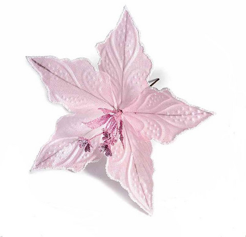 Vaaleanpunainen kukkakoriste - 24x22 cm