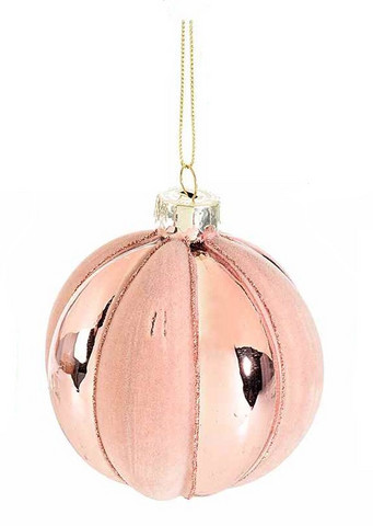 Lasipallo 8 cm - Vaaleanpunainen