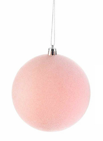 Samettipallo 10 cm - Vaaleanpunainen