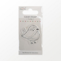 Leimasin 6 cm - Simply Creative Robin Clear Stamp