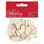 Vanerikoriste 30 kpl - Papermania Create Christmas Wooden Shapes Mini Stockings Natural