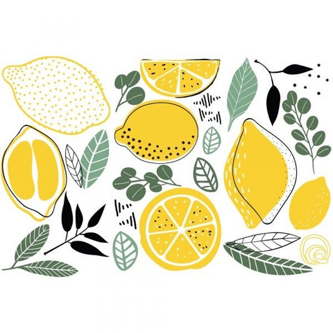 Siirtokuva 30x45 cm -  Lemon Re-Design with Prima Decor Transfers