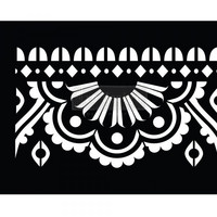 Tarrasabluuna 0,17x2,7 m - Re-Design with Prima Mendhi Border Stick & Style Stencil Roll