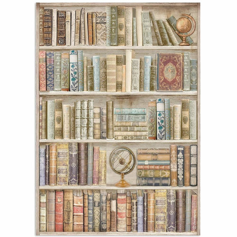 Decoupage-arkki A4 - Stamperia Lady Vagabond Lifestyle Library