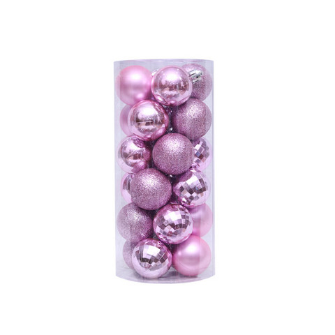 Pallosetti vaaleanpunainen 4 cm - 24 kpl