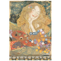Decoupage-arkki A4 - Stamperia Klimt From the Beethoven Frieze