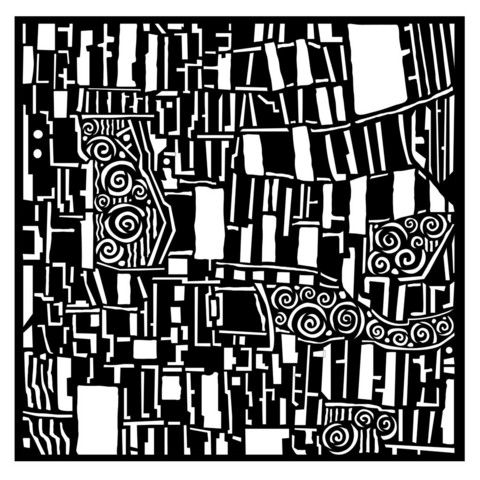 Sabluuna 18x18 cm - Stamperia Klimt Square Pattern
