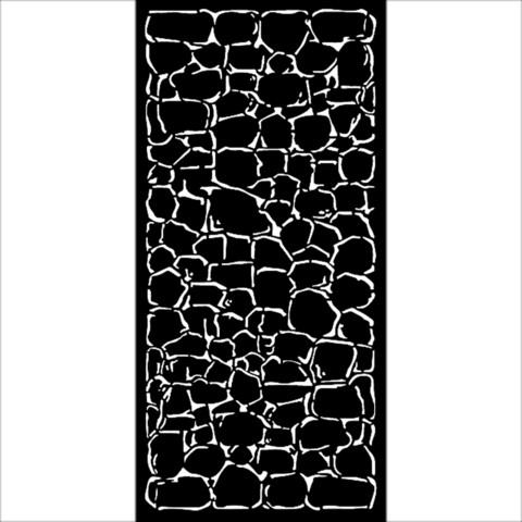 Sabluuna 12x25 cm - Stamperia Lady Vagabond Lifestyle Stone Wall