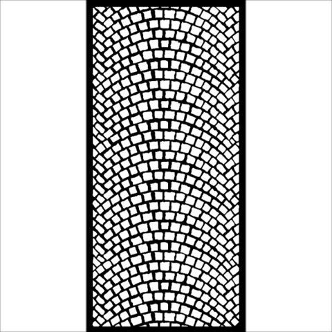 Sabluuna 12x25 cm - Stamperia Lady Vagabond Lifestyle Cobblestone