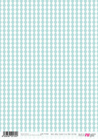 Decoupage-arkki A4 - Scandi Style Mint Pattern Papers For You Rice Paper