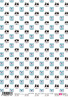 Decoupage-arkki A4 - Scandi Style Fluffy Friends Papers For You Rice Paper